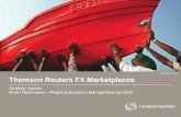 Thomson Reuters FX Marketplaces Strategy Update  Erwin Hetzenauer – Regional Business Manager/Europe East