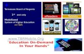 “ Education On-Demand           In Your Hands”