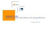 Smart Grids  Enel  Group Smart Grid solutions for energy  efficiency