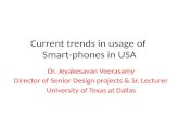 Current trends in usage of  Smart-phones in USA
