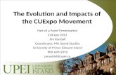 The Evolution and Impacts of the  CUExpo Movement