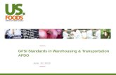 GFSI Standards in Warehousing & Transportation AFDO