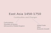 East Asia 1450-1750