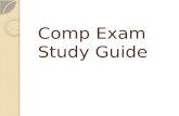 Comp Exam Study Guide