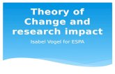 Theory of Change and research impact