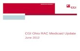 CGI Ohio RAC Medicaid Update