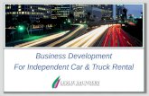 Business Development For Independent Car & Truck Rental