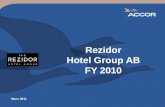 Rezidor Hotel Group AB FY  2010