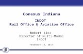 Conexus  Indiana INDOT  Rail Office & Aviation Office Robert Zier  Director of Multi-Modal INDOT February 19, 2013
