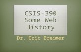 CSIS-390 Some Web History