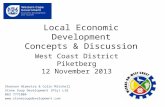 Local Economic Development Concepts & Discussion