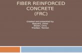 Fiber Reinforced concrete  ( FRc )