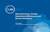 Shared Services: Driving Operational Efficiencies and Service Excellence