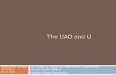 The UAO and U