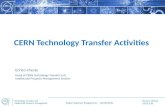 CERN Technology Transfer Activities
