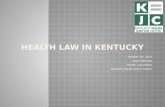 Health Law in Kentucky