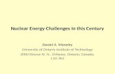 Nuclear Energy Challenges in this Century