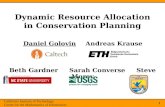 Dynamic Resource Allocation in Conservation Planning