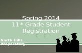Spring 2014 11 th  Grade Student Registration