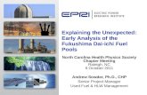 Explaining the Unexpected: Early Analysis of the Fukushima Dai- ichi  Fuel Pools