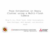 Pose Estimation in Heavy Clutter using a Multi-Flash Camera