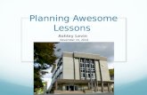 Planning Awesome Lessons