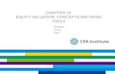 Chapter 10  Equity Valuation: Concepts and Basic Tools