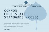 COMMON  C ORE STATE STANDARDS (CCSS)