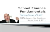 School Finance Fundamentals