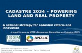 CADASTRE 2034 – POWERING LAND AND REAL PROPERTY