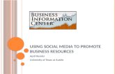 Using Social Media to Promote Business Resources