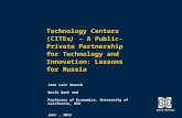 Technology Centers (CITEs )   – A Public-Private Partnership for Technology and Innovation: Lessons for Russia