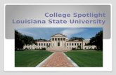 College Spotlight Louisiana State University