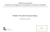 California Counties  Architects & Engineers Association  Conference (CCAEA)