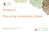 Module 4  Procuring sustainable timber
