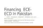 Financing  ECE- ECD In Pakistan