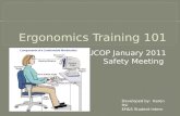 Ergonomics Training 101