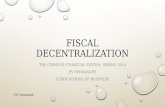 Fiscal decentralization