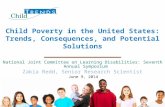 Child Poverty in the United States: Trends, Consequences, and Potential Solutions