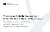 Trends in  British Emigration : What do the official data show?
