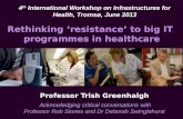 Professor Trish  Greenhalgh Acknowledging critical conversations with  Professor Rob Stones and Dr Deborah  Swinglehurst