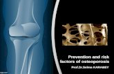 Prevention and risk factors of osteoporosis