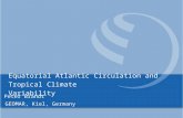 Equatorial Atlantic Circulation and  Tropical  Climate Variability