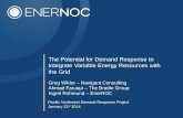 The Potential for Demand Response to Integrate Variable Energy Resources with the Grid