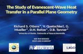 The Study of Evanescent-Wave Heat Transfer in a Parallel Plane  Geometry