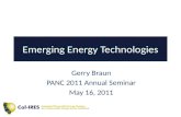 Emerging Energy Technologies