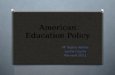 American Education Policy