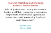 Regional Workshop on Enhancing Farmers’ Market Power