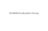 SCARAB Evaluation Essay