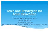 Tools and Strategies for Adult Education